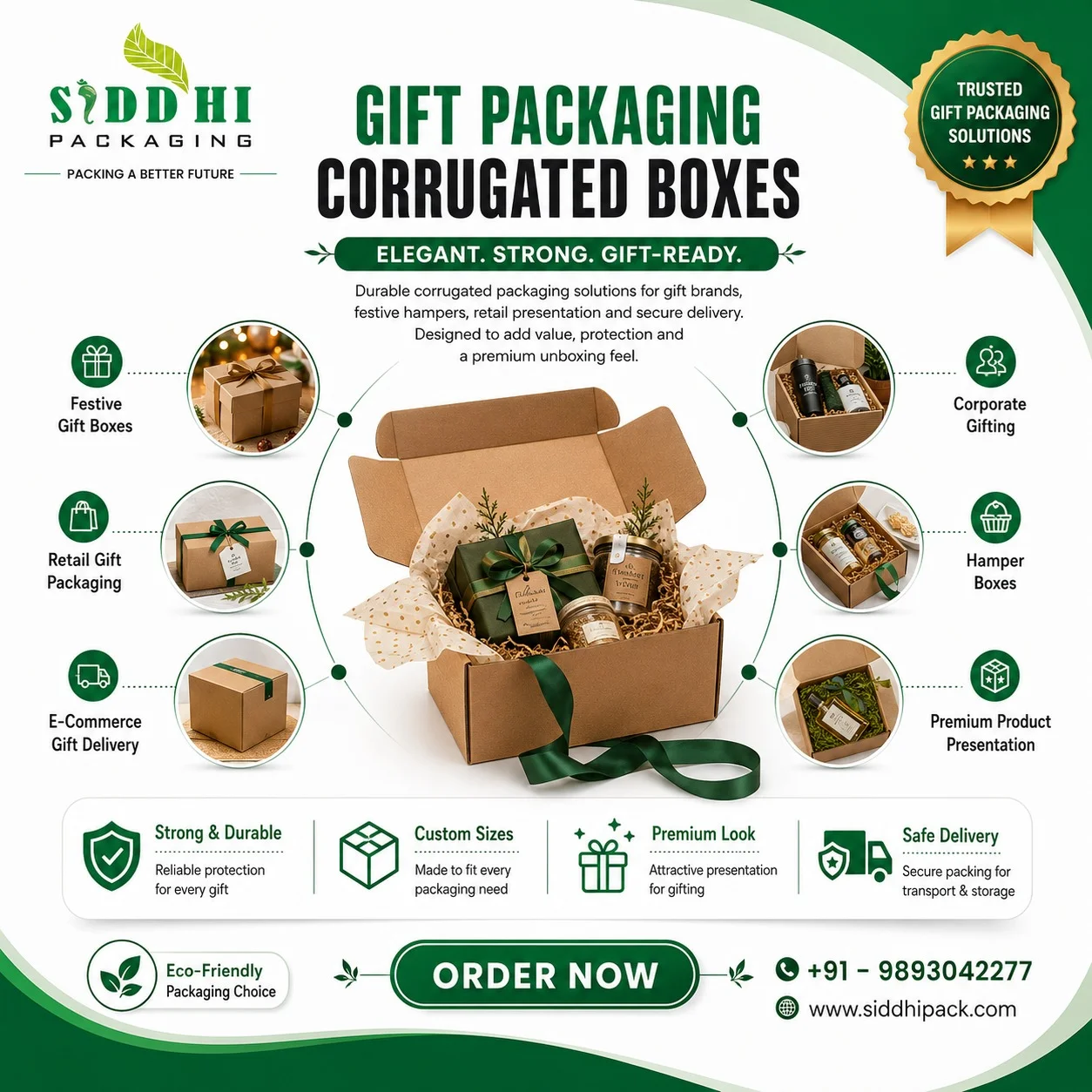 Gift Packaging Corrugated Boxes in Indore